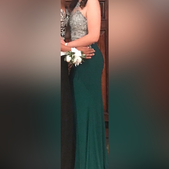 Mermaid Green Prom Dress - Picture 9 of 10